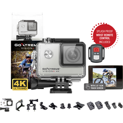 Easypix GoXtreme Vision 4K + Sportovní outdoorová kamera 4K, chráněné proti stříkající vodě, Wi-Fi, odolné proti vodě, dotyková obrazovka