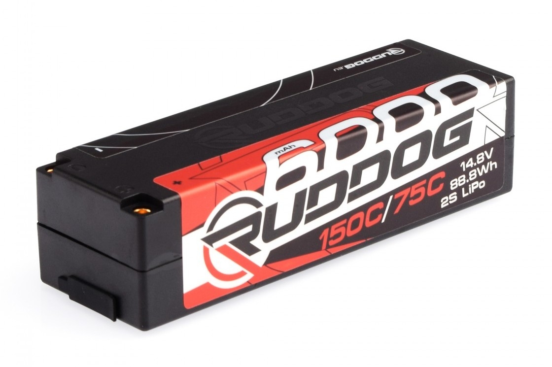 RUDDOG Racing 6000mAh 150C/75C 14.8V LCG 1/8 Pack