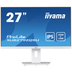 Iiyama PROLITE XUB2792QSU-W5 LED monitor 68.6 cm (27 palec) Energetická třída (EEK2021) E (A - G) 2560 x 1440 Pixel WQHD 5 ms DVI, HDMI™, DisplayPort, USB, na sluchátka (jack 3,5 mm) IPS LED