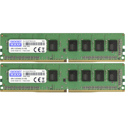 Goodram  Sada RAM pro PC DDR4 8 GB 2 x 4 GB Bez ECC 2400 MHz 288pin DIMM CL17 GR2400D464L17S/8GDC