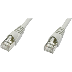 Telegärtner L00002D0080 RJ45 síťové kabely, propojovací kabely CAT 5e F/UTP 3.00 m šedá samozhášecí, s ochranou 1 ks