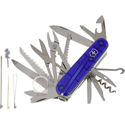 Victorinox SwissChamp 1.6795.T2 švýcarský kapesní nožík  počet funkcí 33 modrá (transparentní)