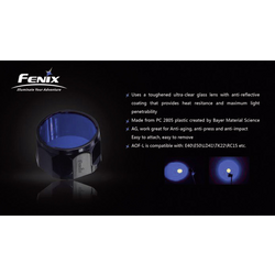 Fenix Light FENAOFLB barevný filtr Fenix E40, Fenix E50, Fenix TK22, Fenix RC15, Fenix LD41 modrá