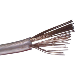 Kash 23307A reproduktorový kabel  2 x 2.50 mm² transparentní metrové zboží