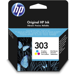 HP Inkoustová kazeta 303 originál azurová, purppurová, žlutá T6N01AE náplň do tiskárny