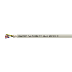 Helukabel 21124-100 kabel pro přenos dat 3 x 2 x 0.5 mm² šedá 100 m