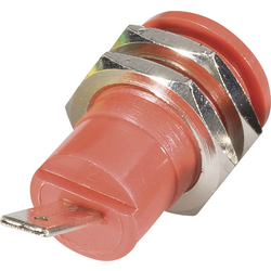 Schnepp BU 4600 rt bezpečnostní laboratorní zásuvka zásuvka, vestavná vertikální Ø pin: 4 mm červená 1 ks