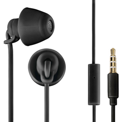 Thomson EAR3008BK Piccolino  špuntová sluchátka kabelová  černá Potlačení hluku headset, regulace hlasitosti