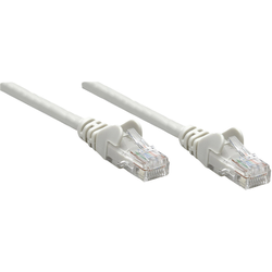 Intellinet 317108 RJ45 síťové kabely, propojovací kabely CAT 6A S/FTP 1.00 m šedá jednoduché stínění, kompletní stínění, bez halogenů 1 ks