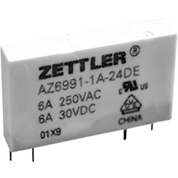 Zettler Electronics AZ6991-1CE-24DE relé do DPS 24 V/DC 8 A 1 přepínací kontakt 1 ks