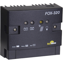 SunWare Fox-320 solární regulátor nabíjení PWM 12 V, 24 V 20 A