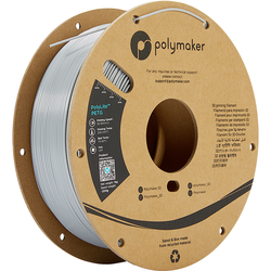 Polymaker PB01016 PolyLite vlákno pro 3D tiskárny PETG plast Žáruvzdorné, Vysoká pevnost v tahu 2.85 mm 1000 g šedá  1 ks