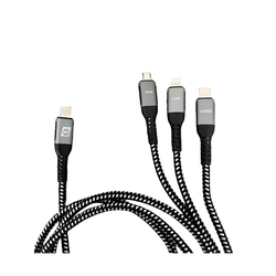 IWH Nabíjecí kabel USB USB-C®, USB Micro-A zásuvka, Apple Lightning konektor 1.2 m 019057