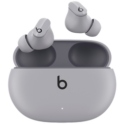Beats Studio Buds špuntová sluchátka Bluetooth® stereo Měsíční šedá Potlačení hluku, Redukce šumu mikrofonu Nabíjecí pouzdro, odolné vůči potu, odolná vůči vodě