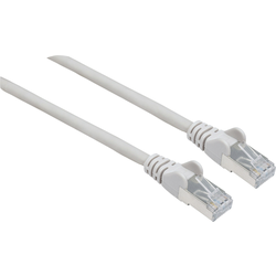 Intellinet 740982 RJ45 síťové kabely, propojovací kabely CAT 6A S/FTP 7.50 m šedá fóliové stínění, stínění pletivem, stíněný, podpora HDMI, bez halogenů 1 ks