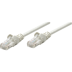 Intellinet 334129 RJ45 síťové kabely, propojovací kabely CAT 6 U/UTP 3.00 m šedá  1 ks