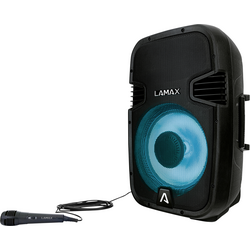 Lamax PartyBoomBox500 karaoke vybavení voděodolné, ambient light, s akumulátorem, včetně mikrofonu, vč. dálkového ovládání