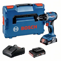 Bosch Professional GSR 18V-45 06019K3203 aku vrtací šroubovák  18 V 2.0 Ah Li-Ion akumulátor 2 akumulátory, vč. nabíječky, kufřík