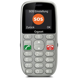 Gigaset GL390 telefon pro seniory stříbrná