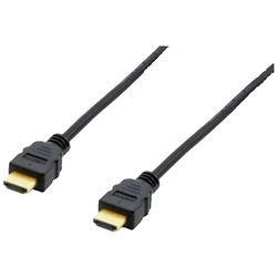 Equip HDMI kabel Zástrčka HDMI-A 5.00 m černá 119371 pozlacené kontakty HDMI kabel