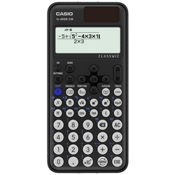 Casio FX-85DE CW technicko-vědecký počítač černá Displej (počet míst): 10 na baterii, solární napájení (š x v x h) 77 x 10.7 x 162 mm