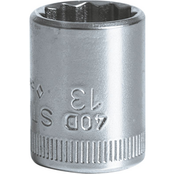 Stahlwille 40 D 13 01030013 Dvojitý šestiúhelník vložka pro nástrčný klíč 13 mm     1/4" (6,3 mm)