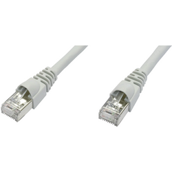 Telegärtner L00005A0027 RJ45 síťové kabely, propojovací kabely CAT 6A S/FTP 10.00 m šedá samozhášecí, s ochranou, samozhášecí, bez halogenů, UL certifikace 1 ks