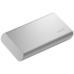 LaCie Portable SSD 500 GB externí SSD HDD 6,35 cm (2,5") USB-C® Moon Silver  STKS500400