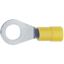 Klauke 6195 kulaté kabelové oko Průřez (max.)=0.40 mm² Ø otvoru=5.4 mm částečná izolace žlutá 1 ks