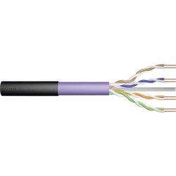 Digitus DK-1613-VH-5-OD ethernetový síťový kabel CAT 5, CAT 6 U/UTP  černá, fialová 500 m