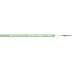 Sommer Cable 200-0404 audio kabel  2 x 0.22 mm² zelená metrové zboží