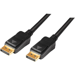 LogiLink DisplayPort kabel Konektor DisplayPort, Konektor DisplayPort 20.00 m černá CV0114  Kabel DisplayPort