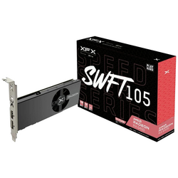 XFX grafická karta AMD Radeon RX 6400 SWFT105 Gaming 4 GB SDRAM GDDR6 PCIe  HDMI™, DisplayPort nízký profil, AMD FreeSync