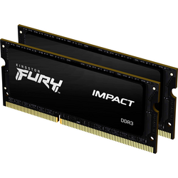 Kingston FURY Impact Sada RAM pamětí pro notebooky DDR3 16 GB 2 x 8 GB Bez ECC 1866 MHz 204pinový SO-DIMM CL11 KF318LS11IBK2/16