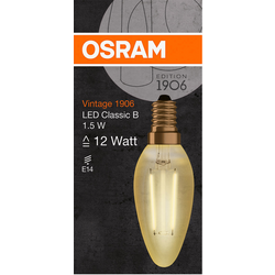 OSRAM 4058075293205 LED Energetická třída (EEK2021) G (A - G) E14 svíčkový tvar 1.5 W = 12 W teplá bílá (Ø x d) 35.0 mm x 100.0 mm  1 ks