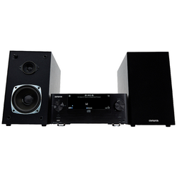 Aiwa MSBTU-500 stereo systém Bluetooth, AUX, CD, USB, FM,  50 W černá