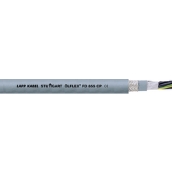 LAPP 27626-500 kabel pro energetické řetězy ÖLFLEX® FD 855 CP 18 G 0.75 mm² šedá 500 m