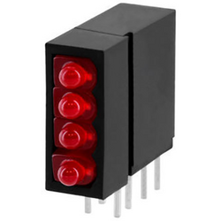 Vossloh Schwabe WU-1841 LED modul  červená  1.8 mm 32 mcd    Bulk