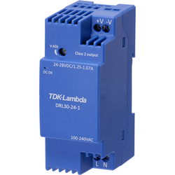 TDK-Lambda  DRL30-24-1  síťový zdroj na DIN lištu    24 V  1.25 A  30 W      Obsahuje 1 ks