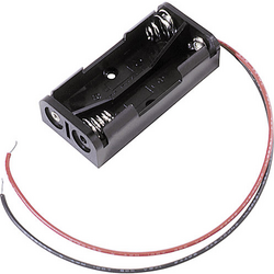 MPD BH2AAAW bateriový držák 2x AAA kabel (d x š x v) 51 x 25 x 13 mm