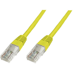 Digitus DK-1511-030/Y RJ45 síťové kabely, propojovací kabely CAT 5e U/UTP 3.00 m žlutá  1 ks