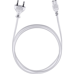 napájecí kabel [1x Euro zástrčka - 1x IEC C7 zásuvka] 1.50 m bílá Oehlbach Powercord C 7
