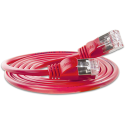 Slim Wirewin PKW-LIGHT-STP-K6 3.0 RT RJ45 síťové kabely, propojovací kabely CAT 6 U/FTP 3.00 m červená  1 ks