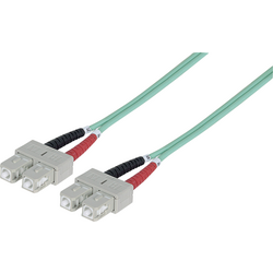 Intellinet 751100 optické vlákno optické vlákno kabel [1x zástrčka SC - 1x zástrčka SC] 50/125 µ Multimode OM3 3.00 m