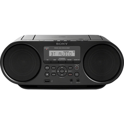 Sony ZS-RS60BT CD-rádio FM AUX, Bluetooth, CD, USB funkce nahrávání černá