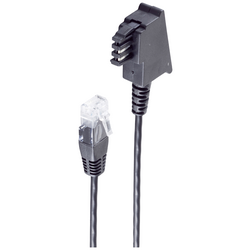 Shiverpeaks DSL kabel [1x telefonní zástrčka TAE-F - 1x RJ45 zástrčka 8p2c] 20 m černá