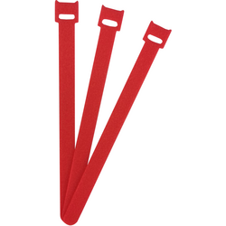 Stahovací páska se suchým zipem FASTECH® ETK-3-200-1339, (d x š) 200 mm x 13 mm, červená, 1 ks