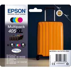 Epson Inkoustová kazeta 405XL originál balení po 4 ks černá, žlutá, azurová, purppurová C13T05H64010