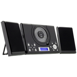 Roxx MC 201 stereo systém AUX, CD, FM, vč. dálkového ovládání, včetně reproduktoru, funkce alarmu  černá