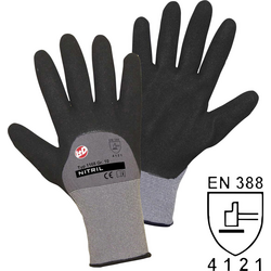 L+D worky Nitril Double Grip 1168-L nylon pracovní rukavice  Velikost rukavic: 9, L EN 388 CAT II 1 ks